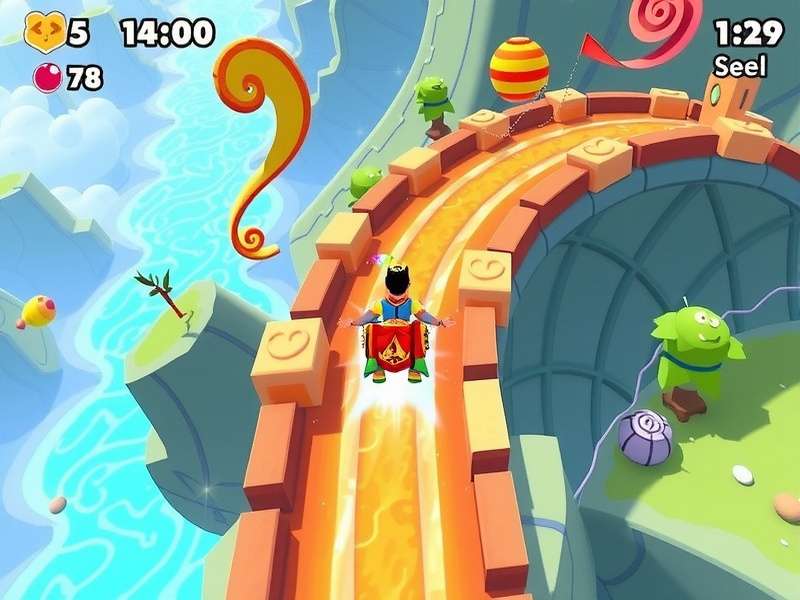 Krishna Flow Rider gameplay screenshot