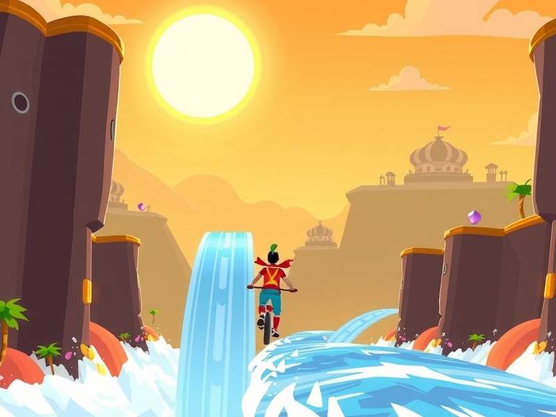 Krishna Flow Rider level design